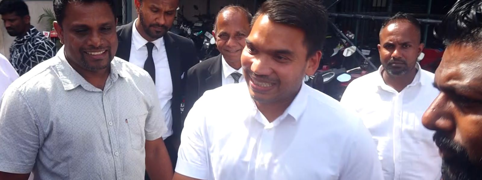 Namal Rajapaksa leaves FCID after 5 hours.